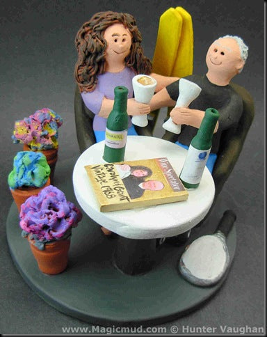 40th Wedding Anniversary Cake Topper
