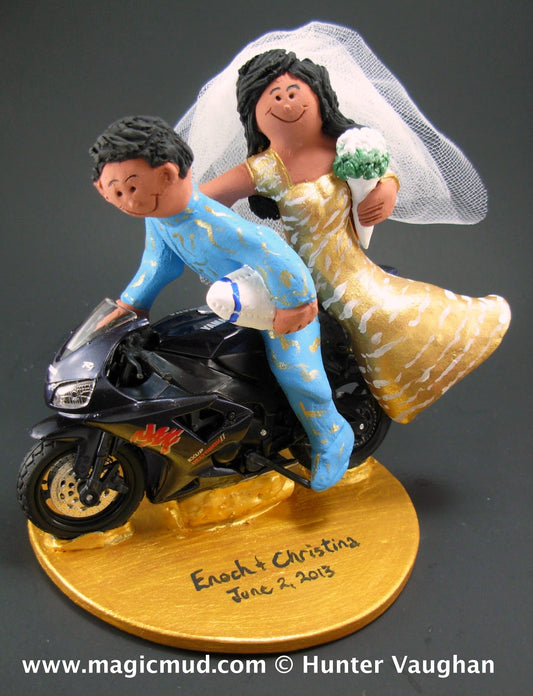 Groom in Sherwani, East Indian Wedding Cake Topper