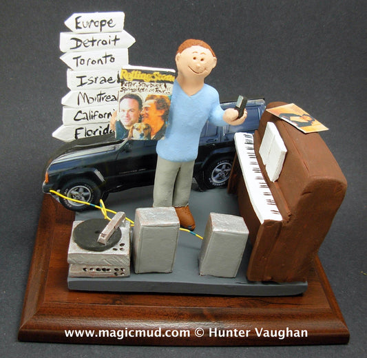 He Loves His Car Cake Topper