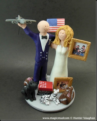 U.S. Airforce Wedding Cake Topper