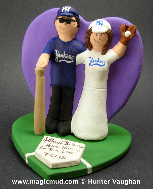 Wedding Cake Topper for New York Yankees Fans