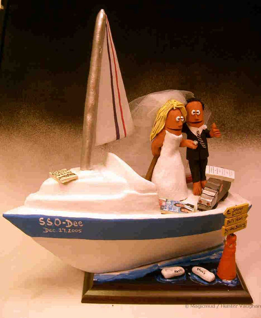 Wedding Cake Topper for Yachtsmen