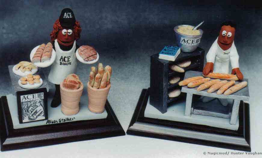 custom trophy for 5 year anniversary of employee at Ace Bakery