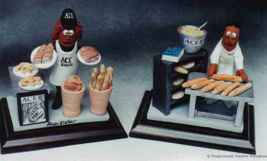 custom trophy for 5 year anniversary of employee at Ace Bakery