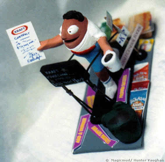Kraft executive with coffee