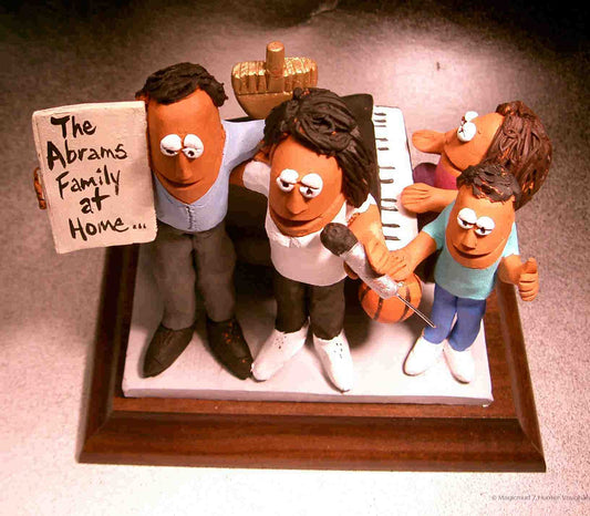 Jewish Family Figurine