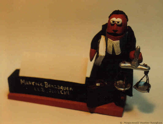 Lawyer Figurine Cardholder