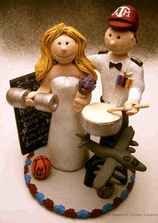 Military Wedding Cake Topper