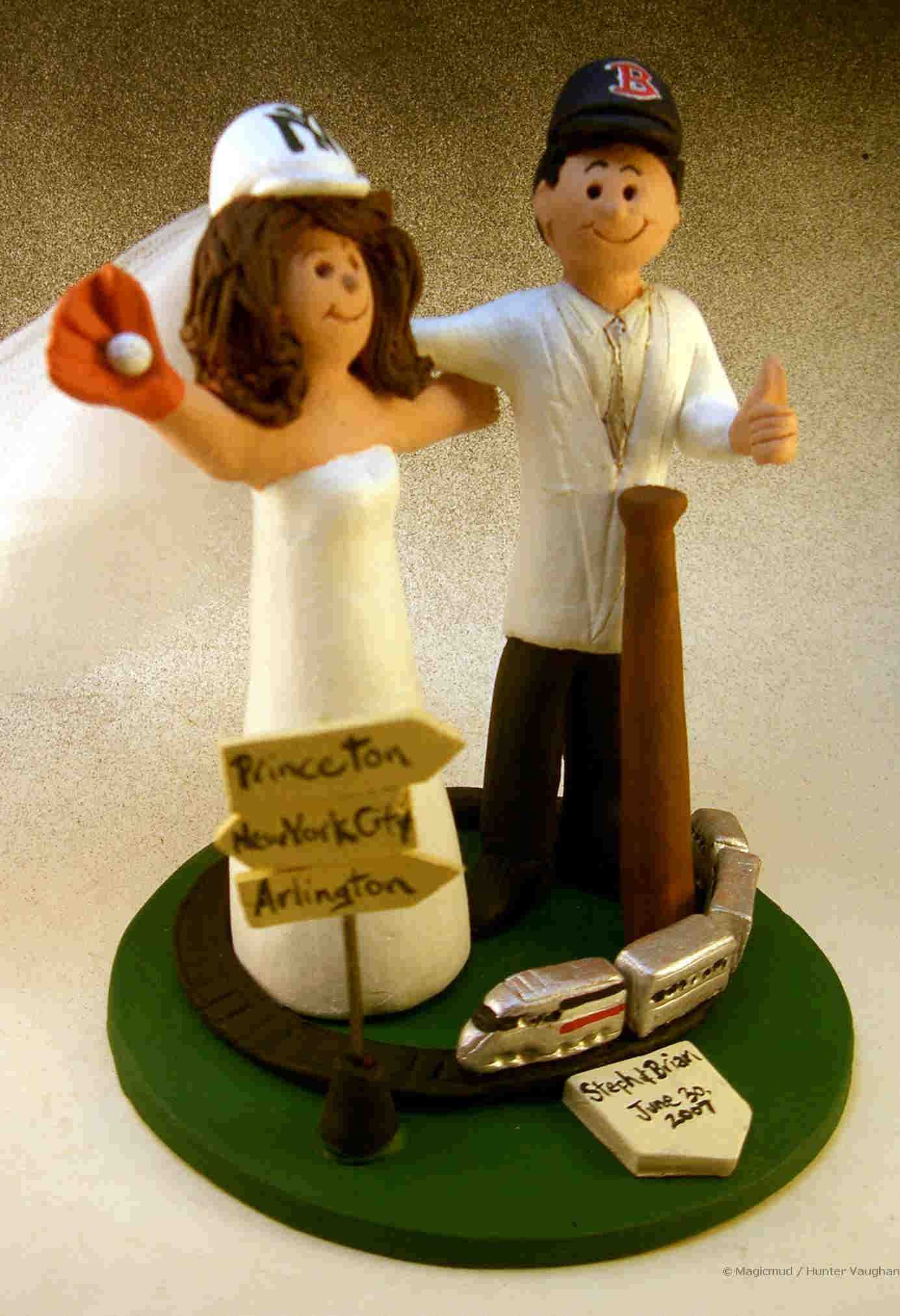 Model Train Wedding Cake Topper