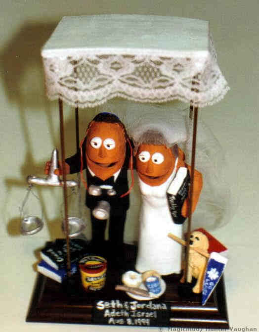Wedding Cake Topper Made to order for Jewish Lawyer
