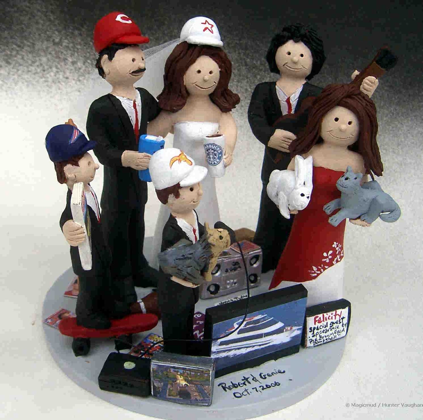 Wedding Cake Topper for a Second Marriage