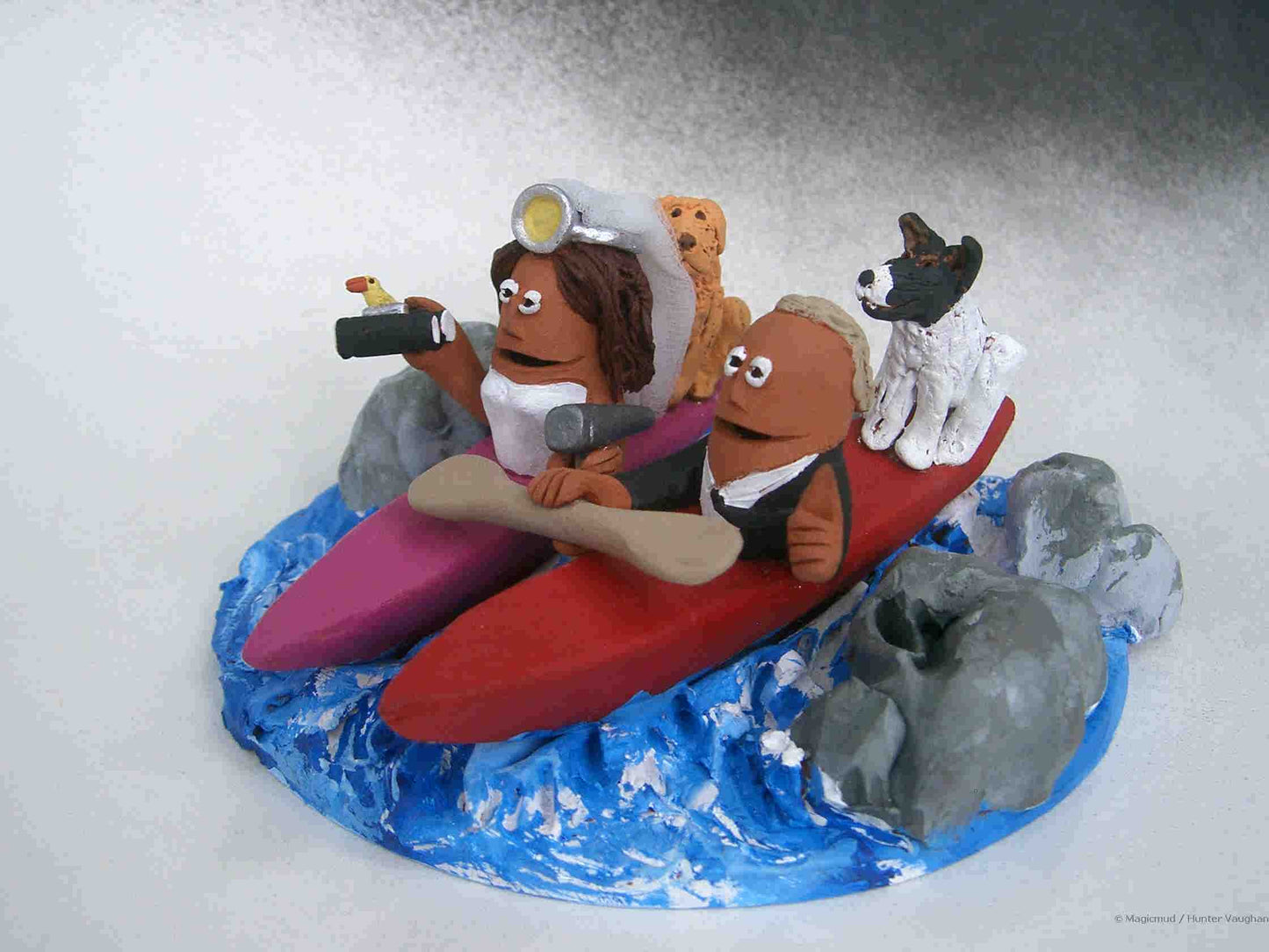 Whitewater Wedding Cake Topper