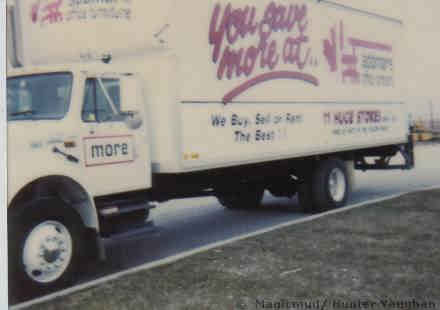 Original design the promotional gift was based upon. Actual Addmore truck the sculpted models were based upon