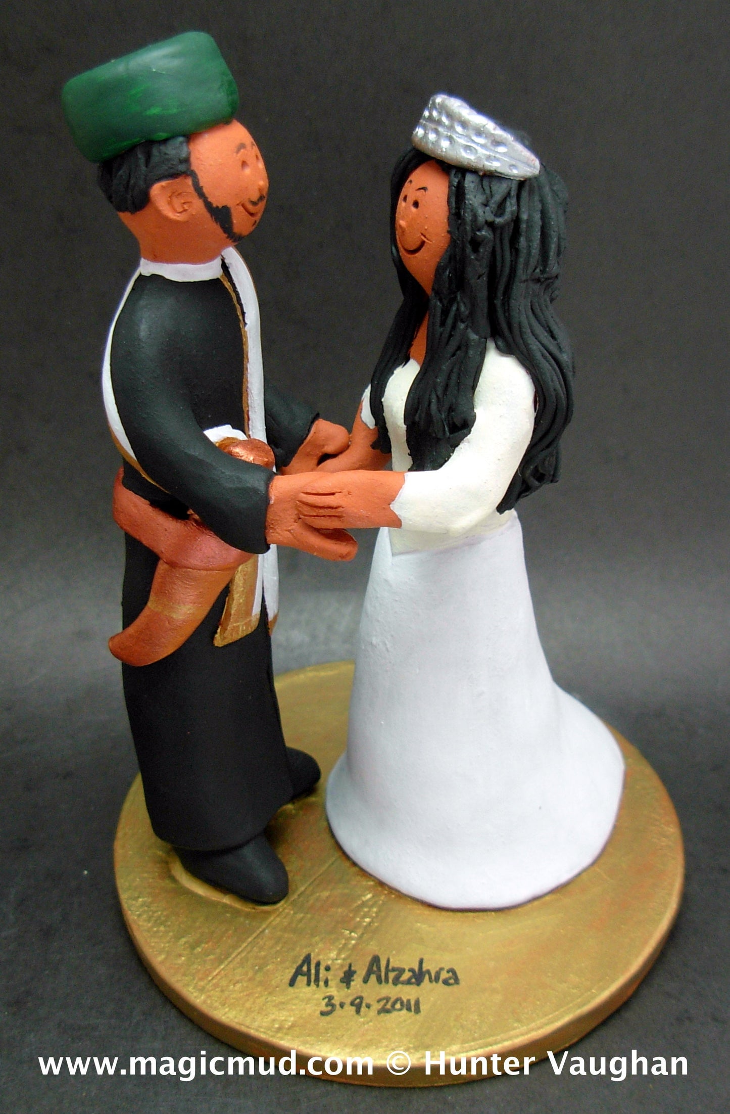 Bride in Sari Wedding Cake Topper, East Indian Bride Wedding Cake Topper, Basketball Groom Wedding Cake Topper, Mixed Race Anniversary Gift
