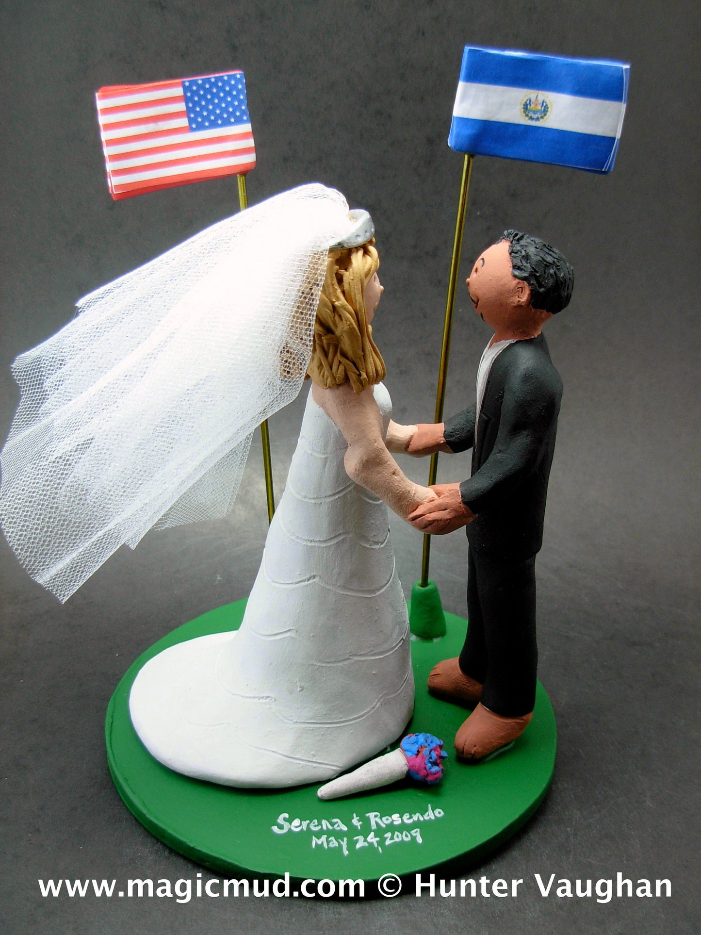 Bride in Sari Wedding Cake Topper, East Indian Bride Wedding Cake Topper, Basketball Groom Wedding Cake Topper, Mixed Race Anniversary Gift