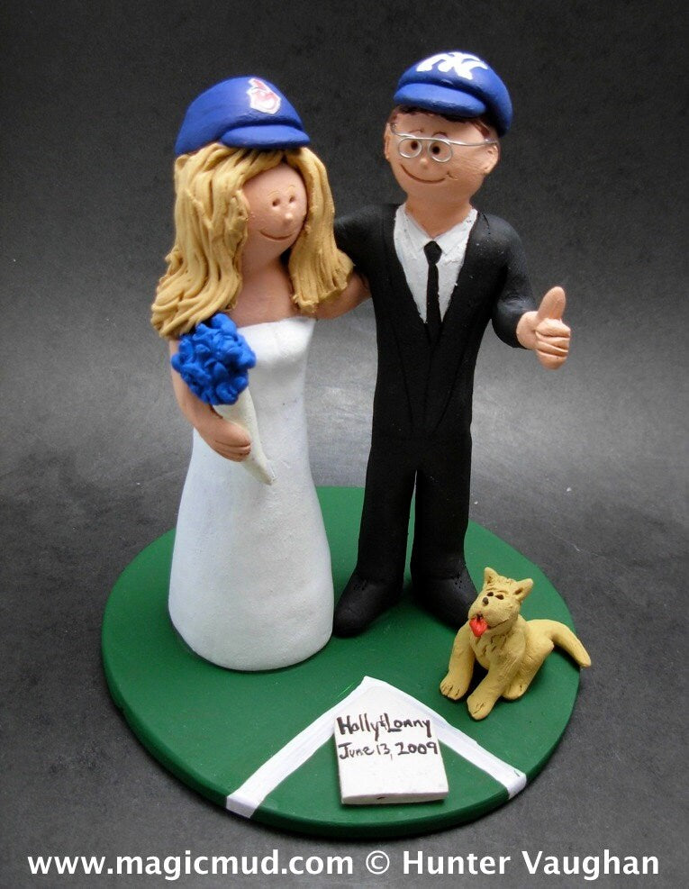 Baseball Teams Wedding Cake Topper, Red Sox Wedding Anniversary Gift, Boston Red Sox Wedding Cake Topper, Baseball Anniversary Gift
