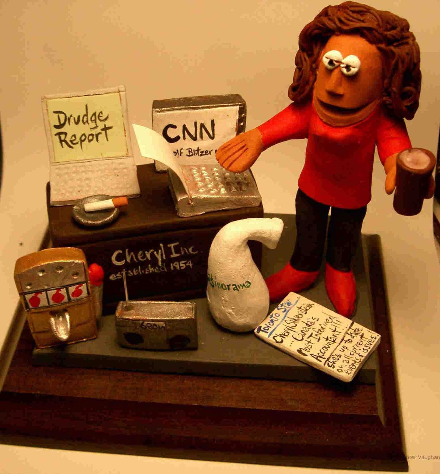 A personalized clay caricature will be the hit of the party...an Original gift for Accountants!!