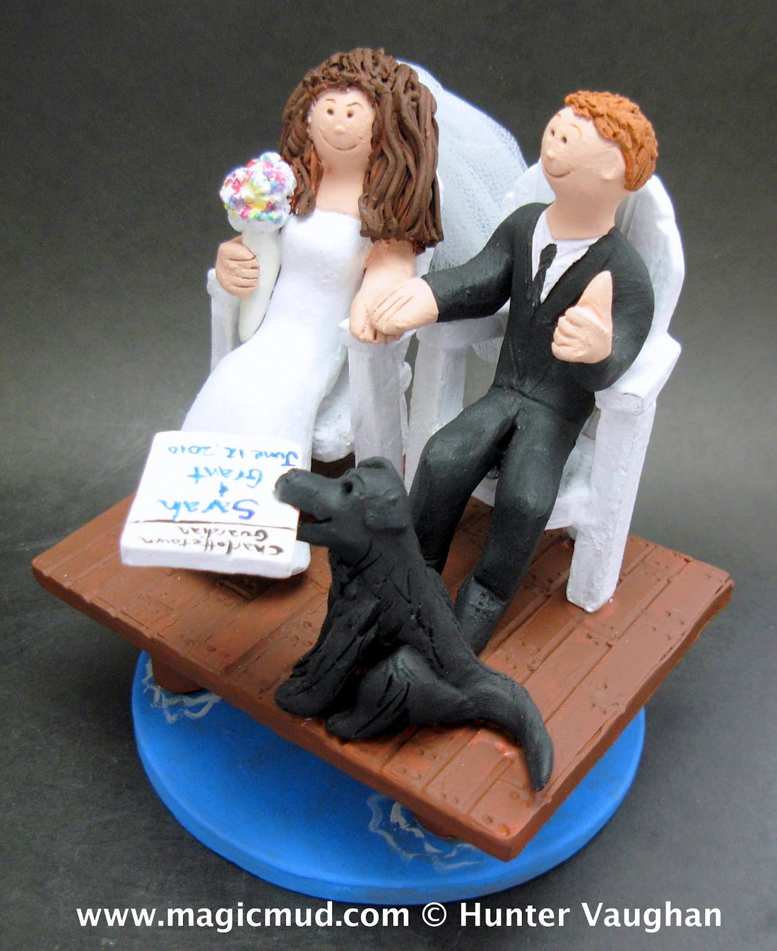 Adirondack Chairs Wedding Cake Topper