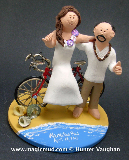 Beach Theme Wedding Cake Topper