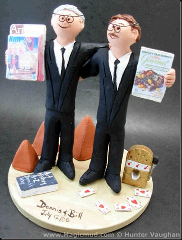 Custom Made Gay Wedding Cake Topper