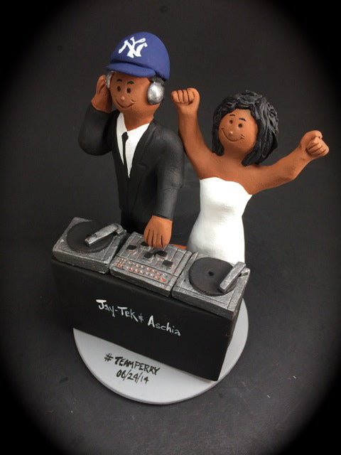 Wedding Cake Topper of the Day....D.J.'s Cake Topper