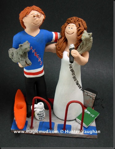 Dance Dance Revolution Wedding Cake Topper