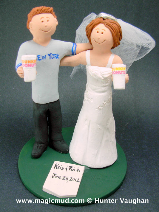 Dunkin' Donuts Wedding Cake Topper