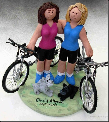 Gay Women’s Wedding Cake Topper