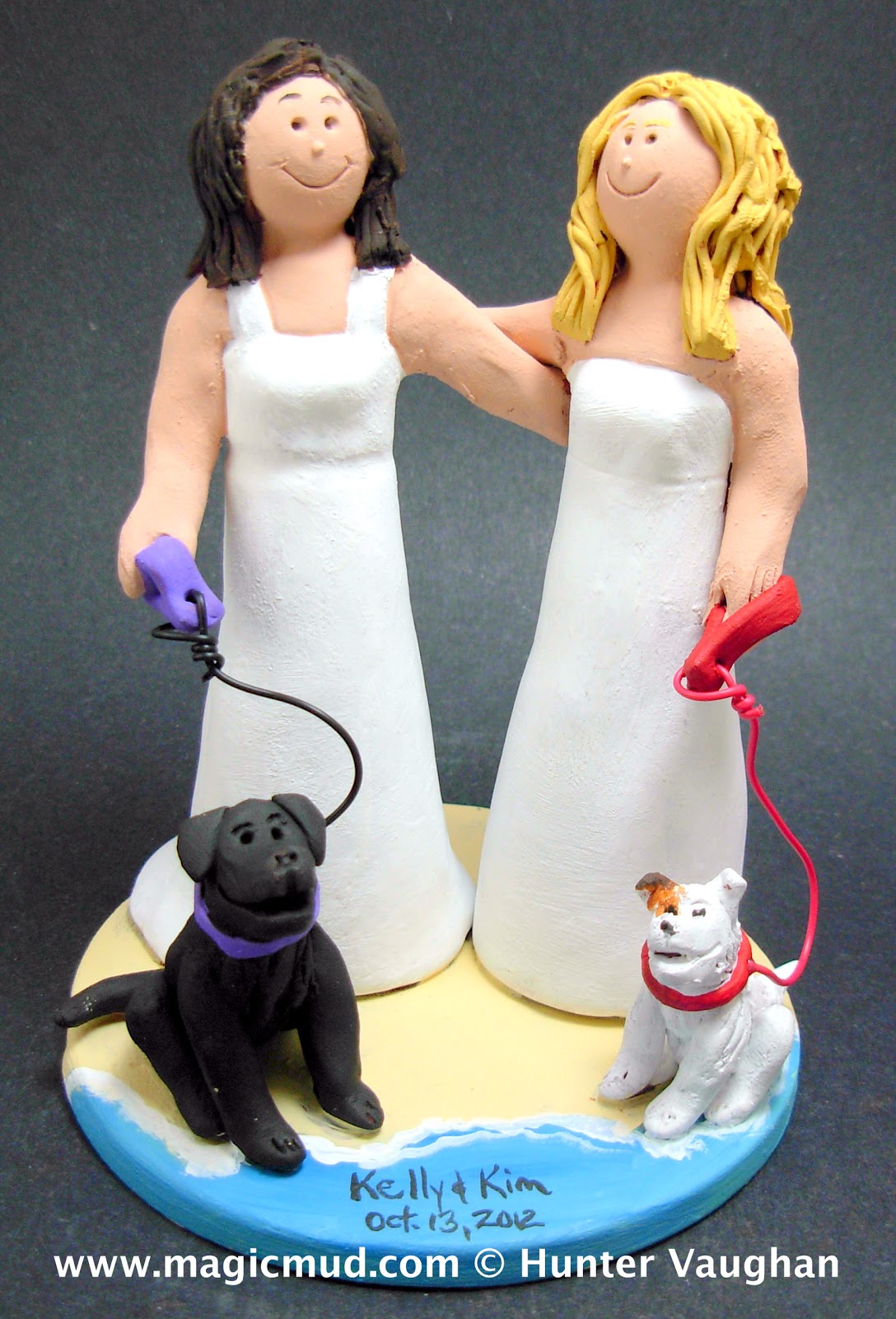 Gay Brides Wedding Cake Topper