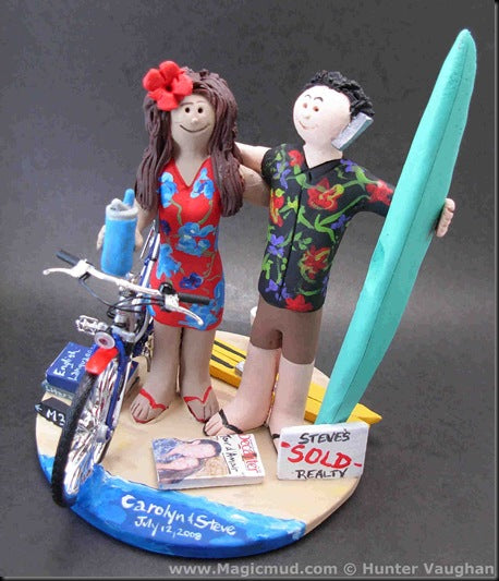 Hawaiian Shirts Cake Topper ... Wedding Cake Topper of the Day