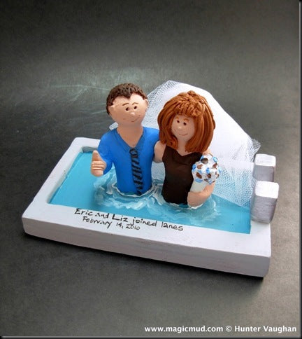 Hot Tub Wedding Cake Topper