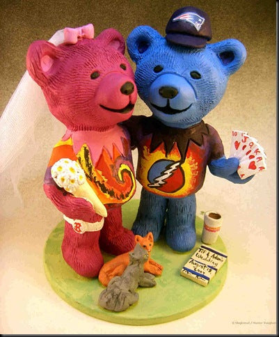 Jerry Bears Wedding Cake Topper