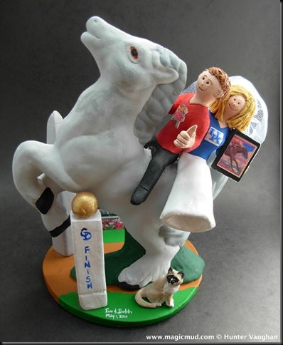 Jockey’s Wedding Cake Topper