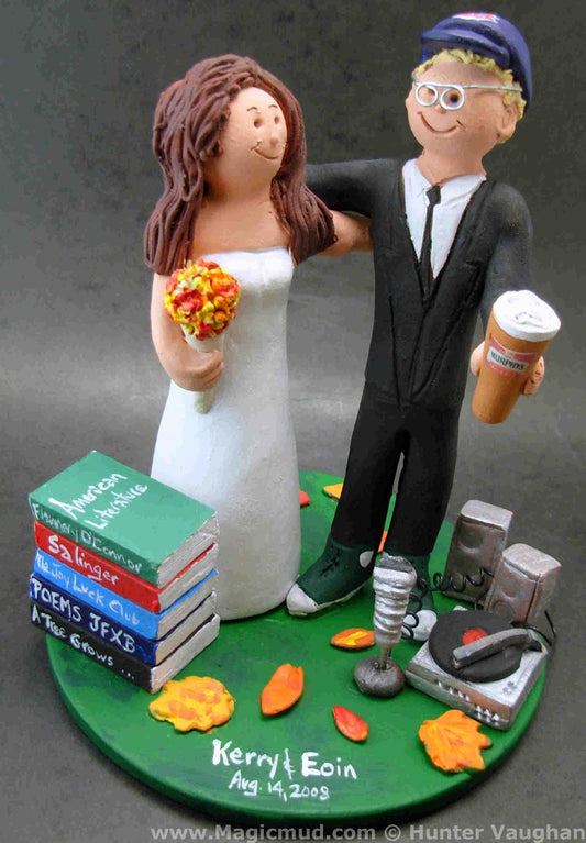 Beer Lovers Wedding Cake Topper