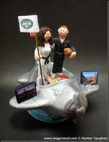 Martial Arts Wedding Cake Topper