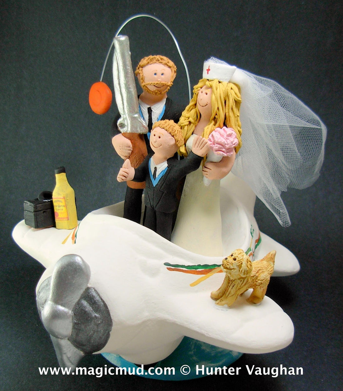 Custom Made Nurse's Wedding Cake Topper