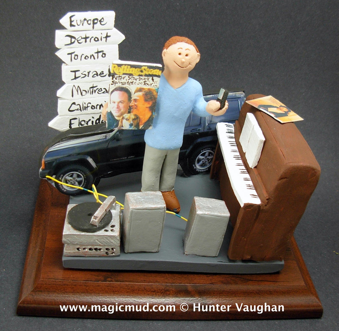 He Loves His Car Cake Topper