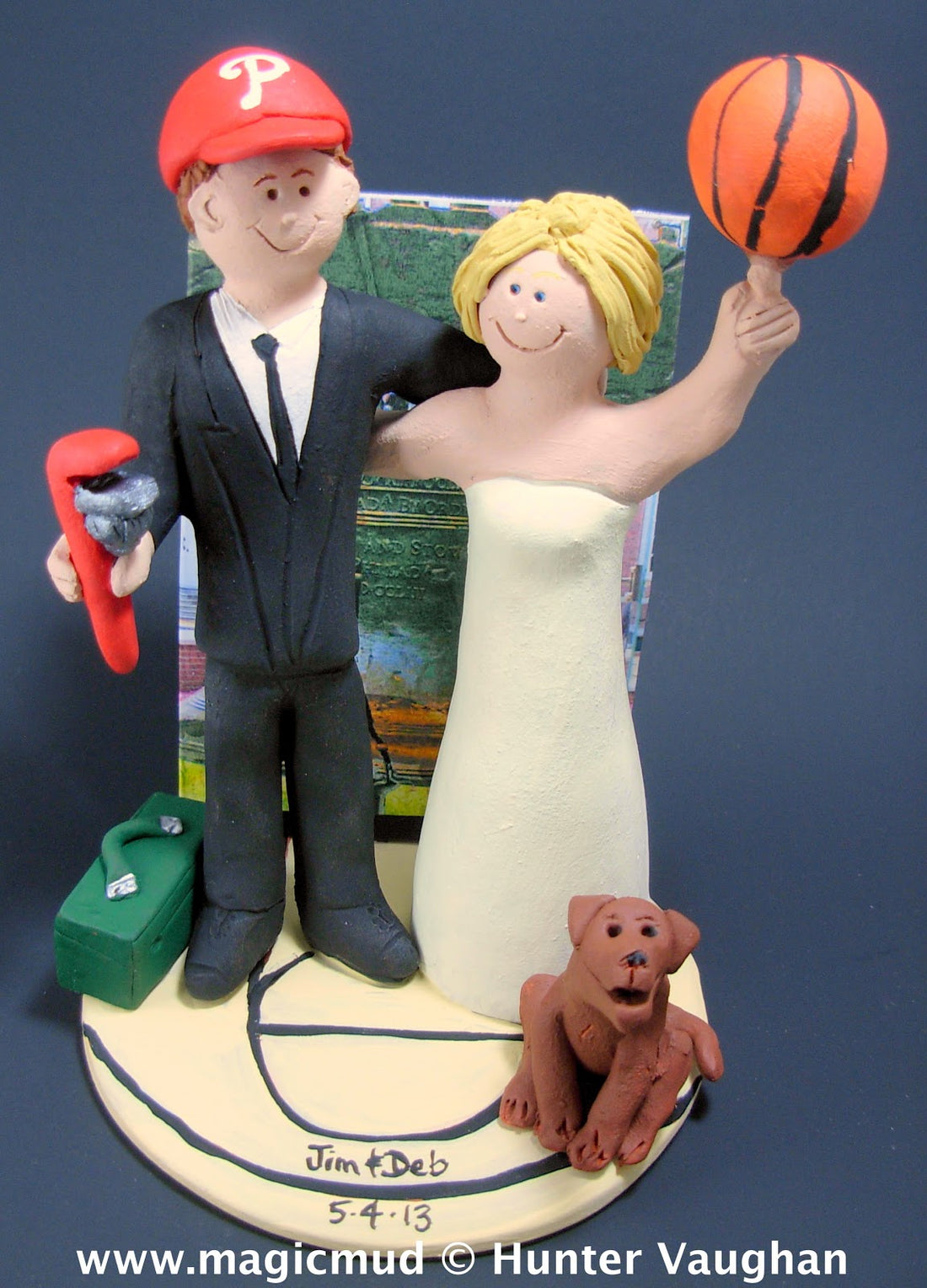 Mechanic's Wedding Cake Topper