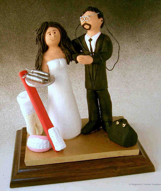 Wedding Cake Topper of the Day....Physician's Cake Topper