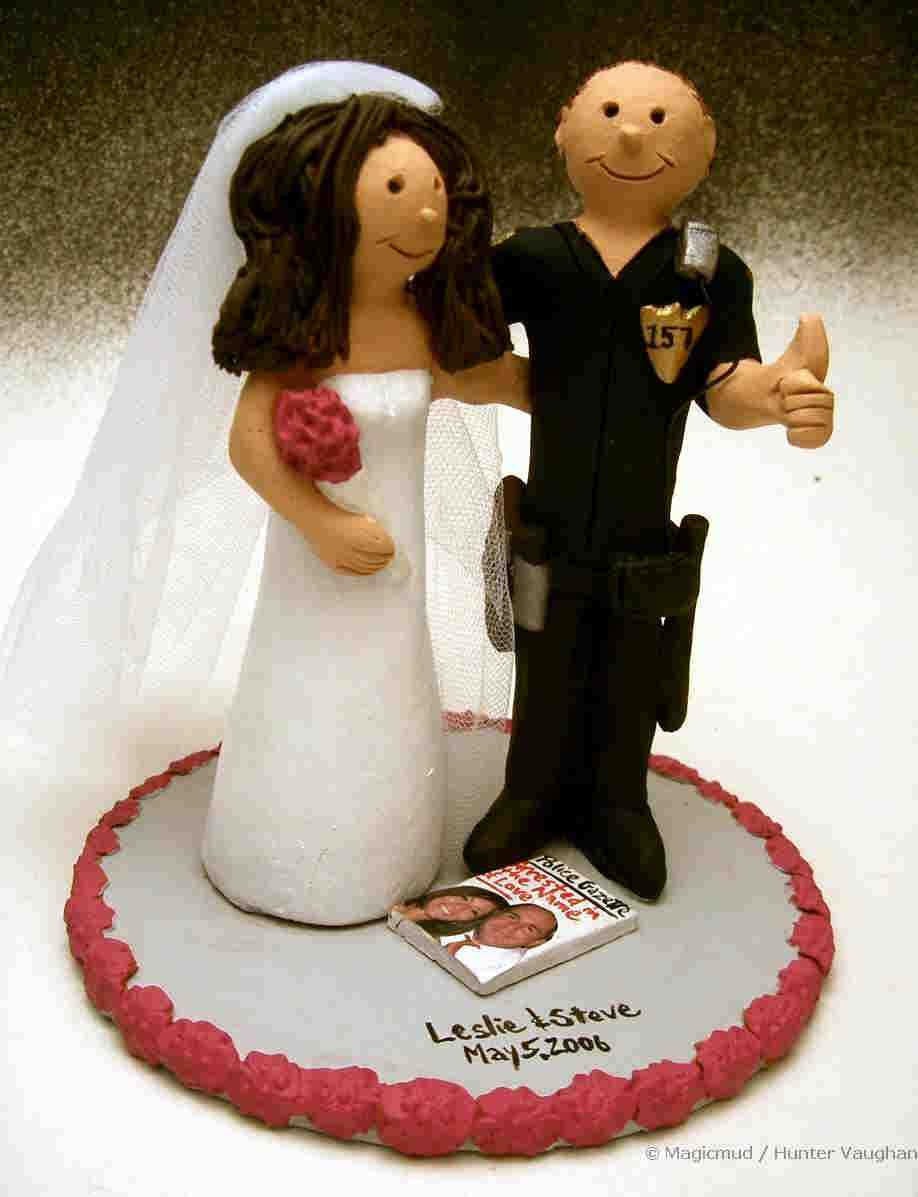 Wedding Cake Topper of the Day.....Policeman's Wedding Cake Topper