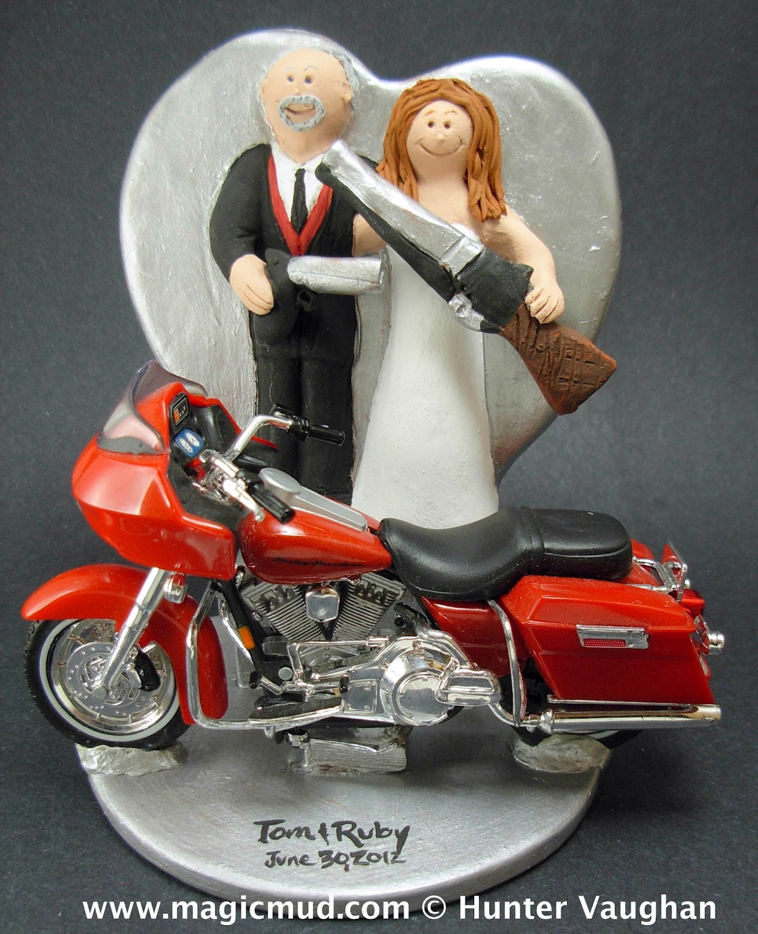 Shotgun Wedding Cake Topper