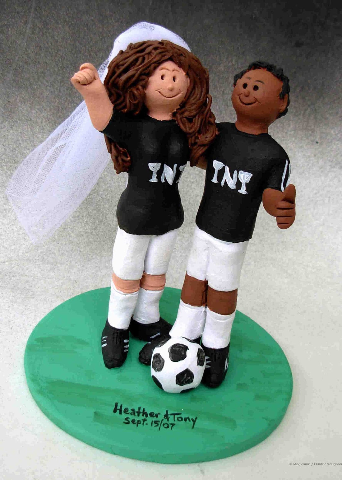 VIDEO - Soccer Wedding Cake Toppers