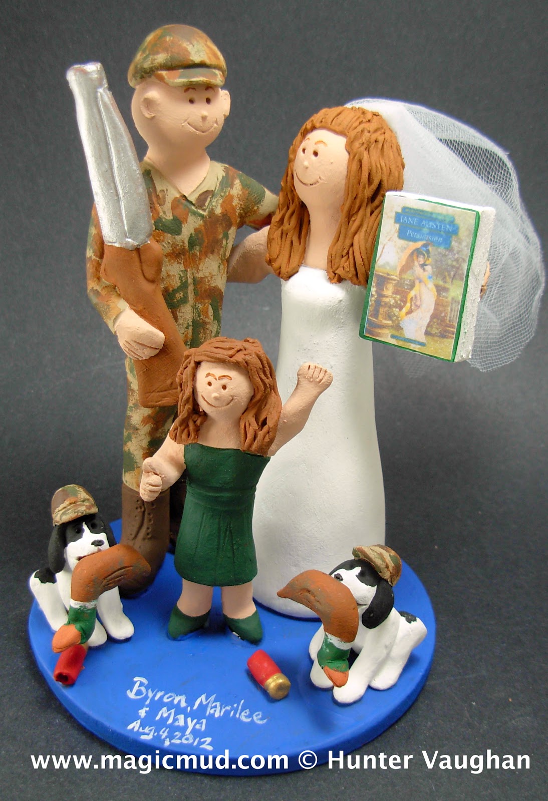 Wedding Cake Topper with Daughter