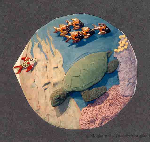 Aquatic Artwork... Sea Turtle Wall Mural