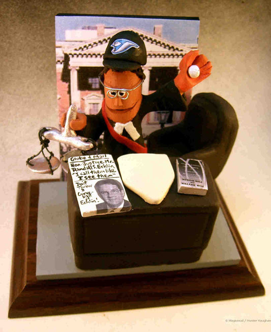 Baseball Loving Judge Figurine
