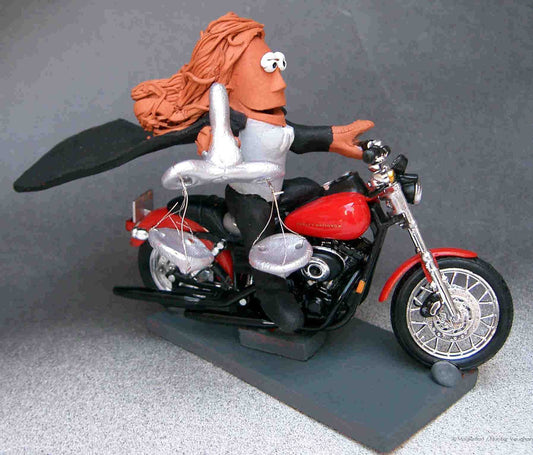 Figurine for a Motorcycle Rider Lawyer