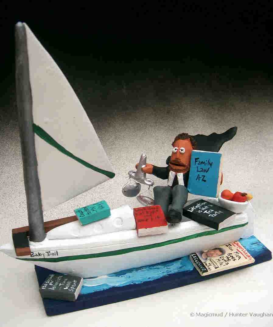 Figurine for a Boating Lawyer