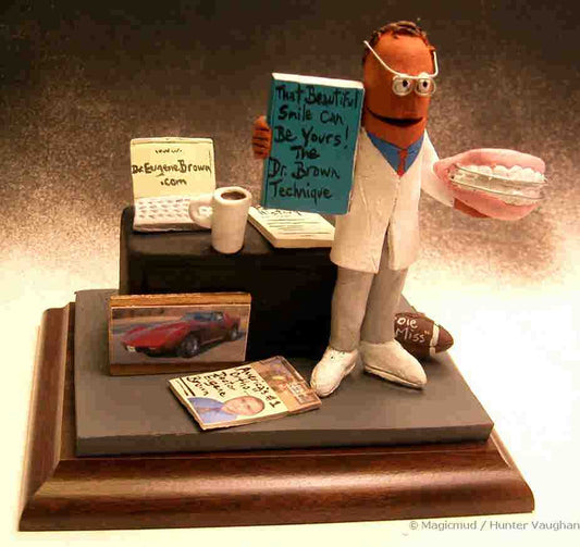 This Orthodontist's figurine is just an example of what kind of gift we can create for the Dentist in your life!