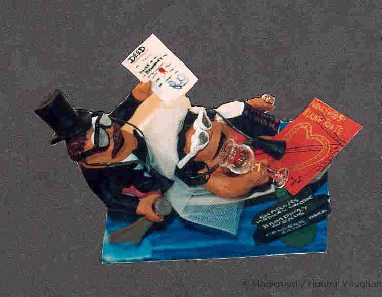 Canoeing Couple Wedding Cake Topper