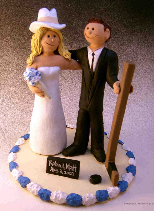 Cowboy Hat Wedding Cake Topper